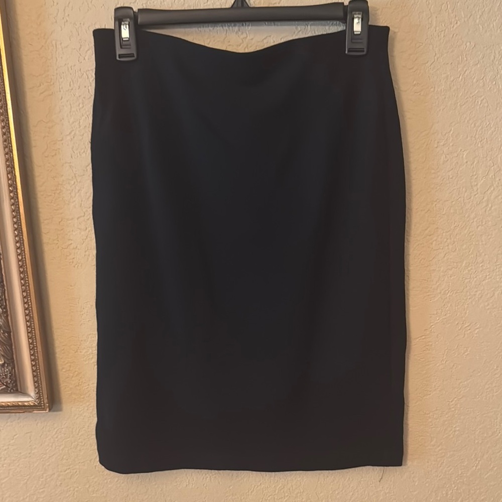 Philosophy Black Knee-Length Pencil Skirt